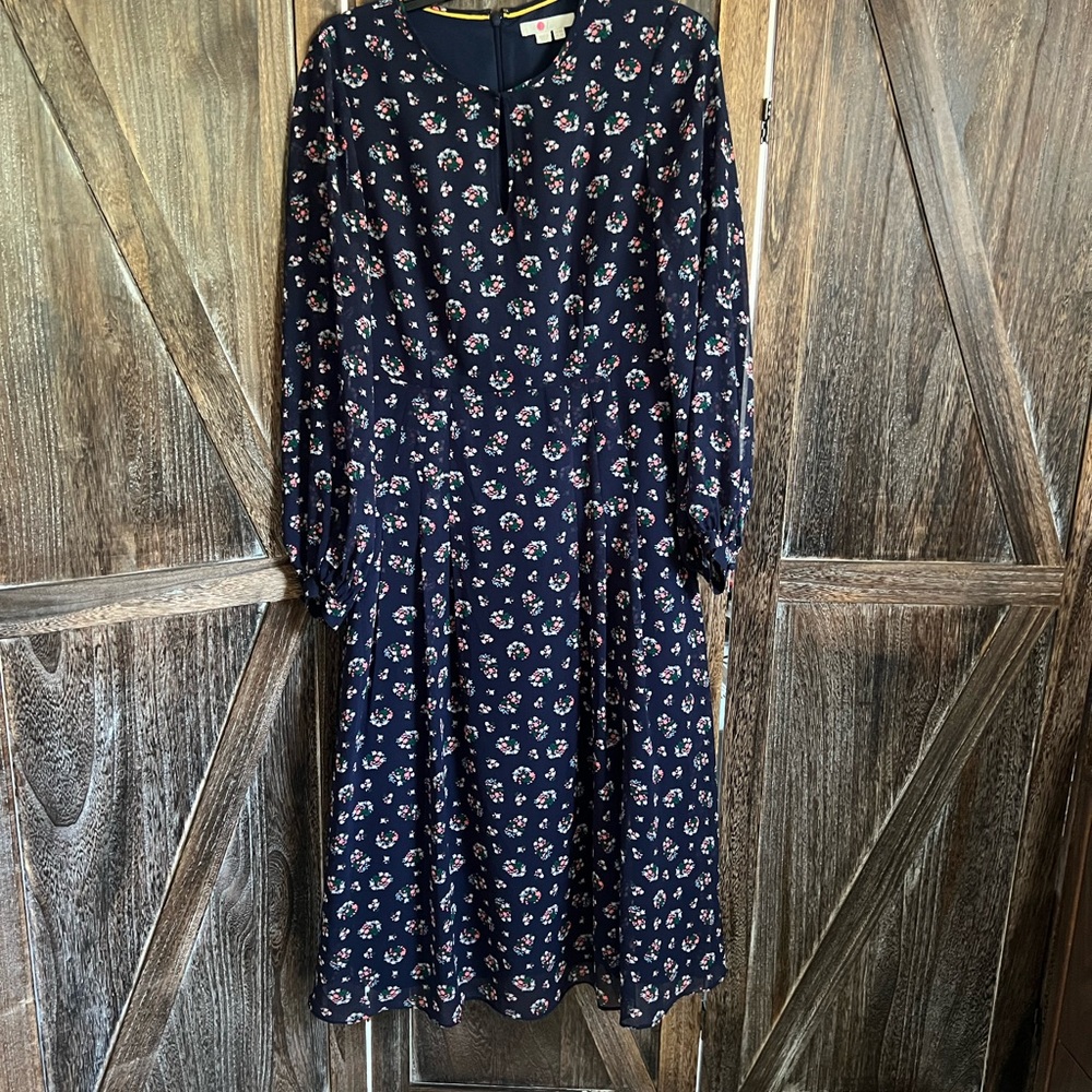Floral Navy Dress
